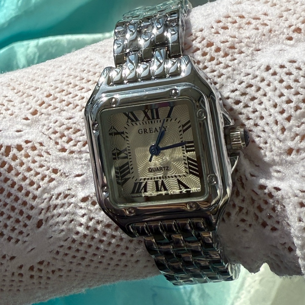 Panthere Classic Rectangle Stainless Steel Silver - Picture 3 of 15